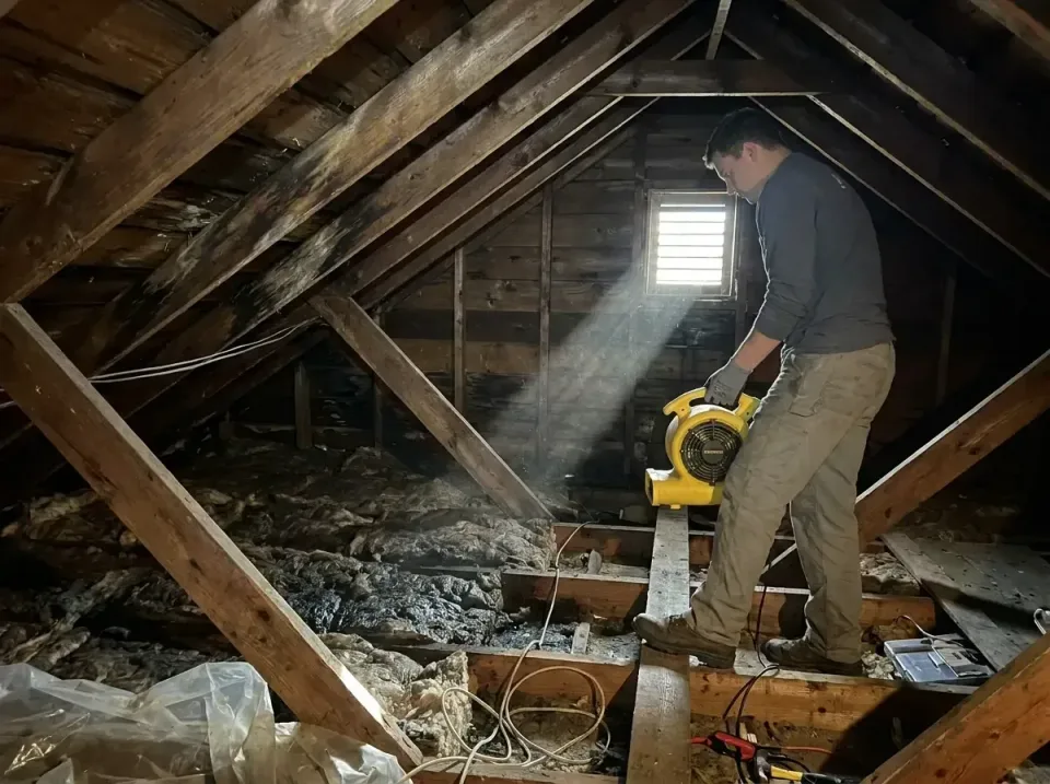 attic-water-damage-drying-proc-007 — frequently asked questions, Emergency Water Extraction & 24/7 Flood Response in O'Fallo…